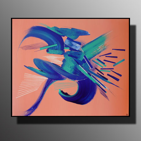 Peinture abstraite METAMORPHOSE - Martine Belfodil