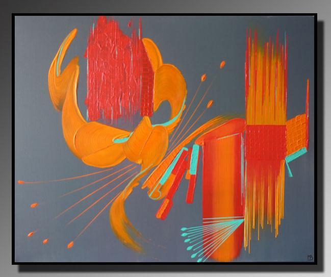 Peinture abstraite PROVIDENCE - Martine Belfodil - Click to enlarge