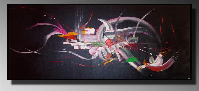 Peinture abstraite Rêveries - Martine Belfodil - Click to enlarge