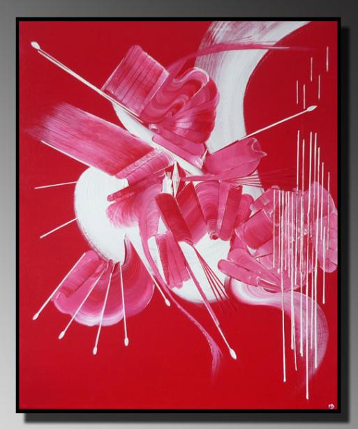 Peinture abstraite VOLUPTE - Martine Belfodil