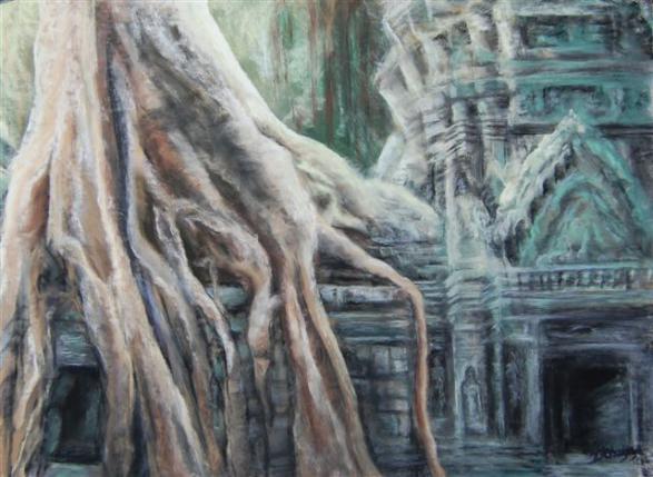 Angkor 2 - Jocelyne Chaigne - Click to enlarge