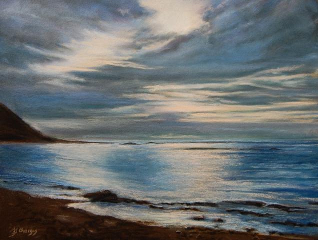 Au couchant - Jocelyne Chaigne - Click to enlarge