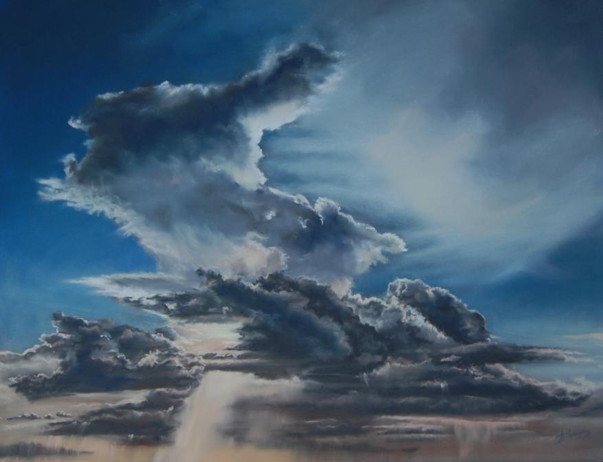 Nuages 2 - Jocelyne Chaigne - Cliquer pour afficher en grand