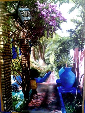 Jardin Majorelle - Jocelyne Chaigne