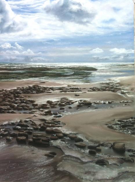 La plage du Veillon 2 - Jocelyne Chaigne