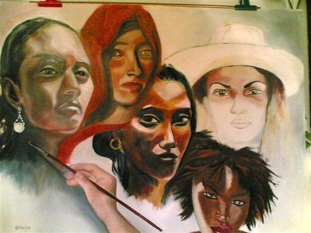 Hommage à Lamazu - Jocelyne Chaigne - Click to enlarge