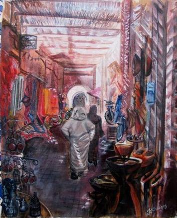 Souk Marrakech - Jocelyne Chaigne