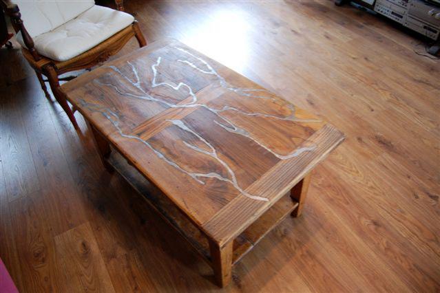 table basse incrustée - Jocelyne Chaigne - Click to enlarge