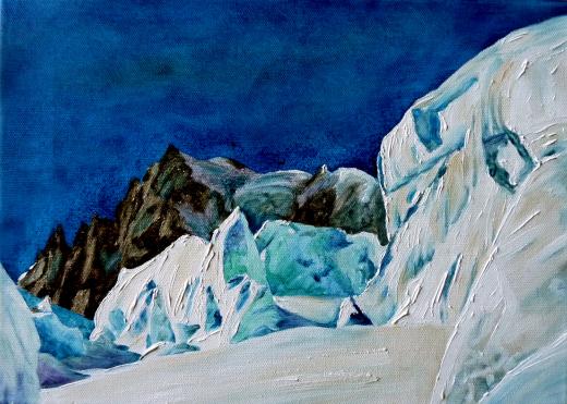 bleu glacier - Danielle Arnal