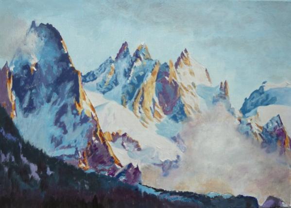 Aiguilles de Chamonix - Danielle Arnal - Click to enlarge