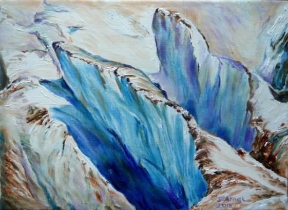 crevasses bleues - Danielle Arnal