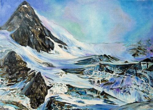 glacier  bleu - Danielle Arnal