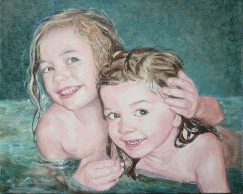 le bain - Danielle Arnal