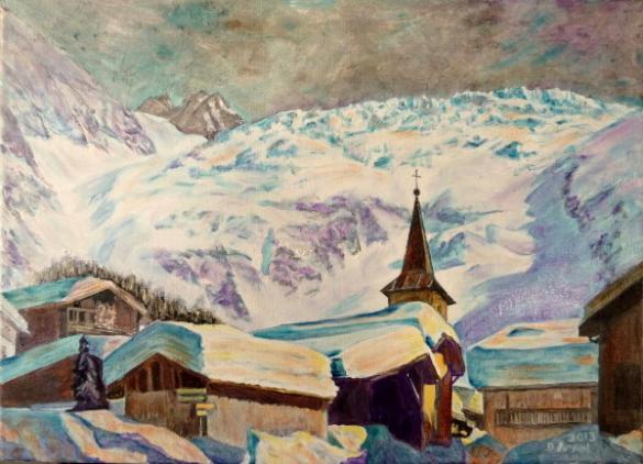 sous le glacier - Danielle Arnal - Click to enlarge