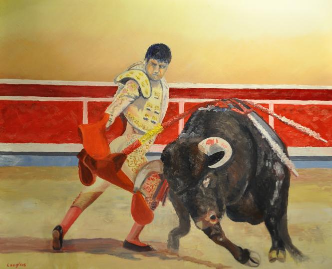 corrida - Francis Langlois - Cliquer pour afficher en grand