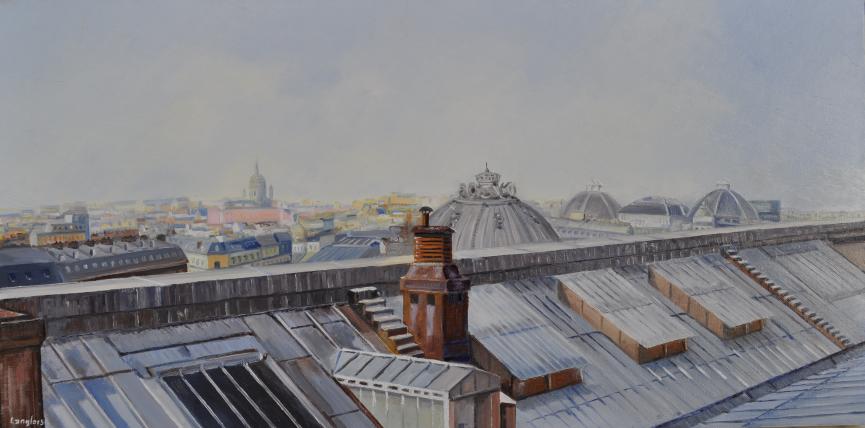 Les toits de Paris - Francis Langlois - Click to enlarge