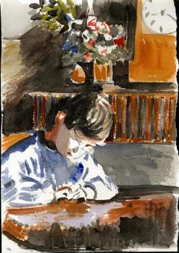 L'heure studieuse - Claire Lewis