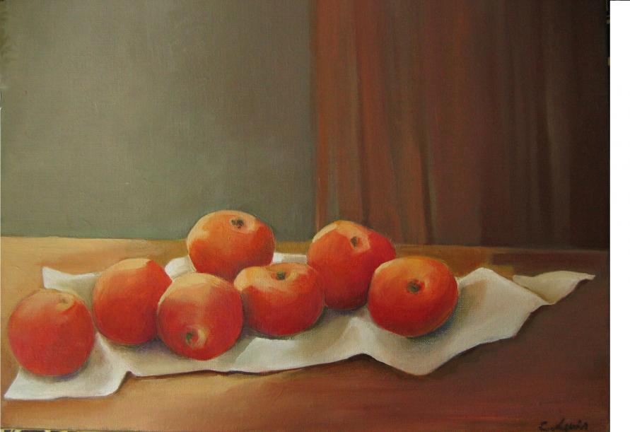 Les pommes 2 - Claire Lewis - Click to enlarge