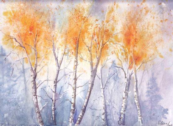 Bouleau au debut d'hiver - Eugenia Ioan