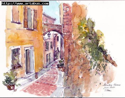 Menton-vieille ville - Eugenia Ioan