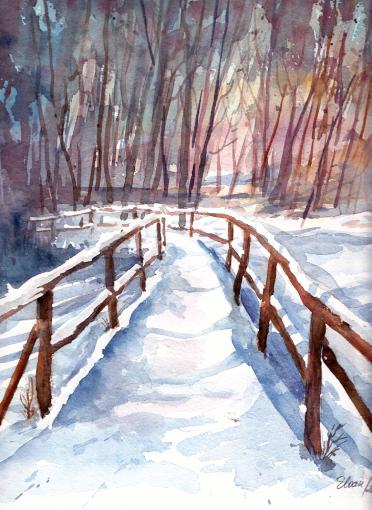 Pont en bois - Eugenia Ioan