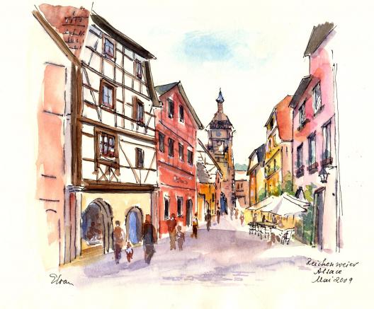 Alsace- Riechenweier centre - Eugenia Ioan