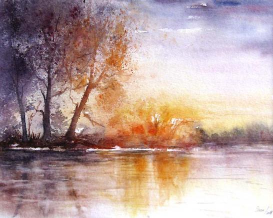 Coucher du soleil - Eugenia Ioan