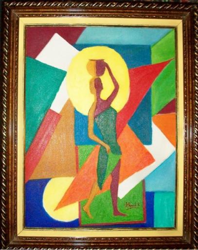 Femme africaine - Ahmed Kerrouch