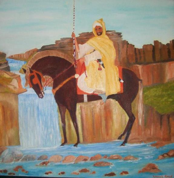 A la fraiche fontaine s'arrete un cavalier - Ahmed Kerrouch