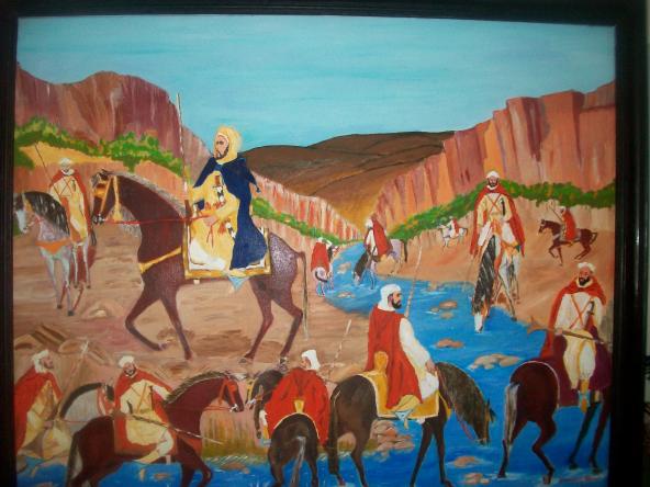 Harka en hautes montagnes - Ahmed Kerrouch - Click to enlarge