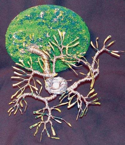 Bird Nest No. 5 - Wire Sculpture - Sal Villano