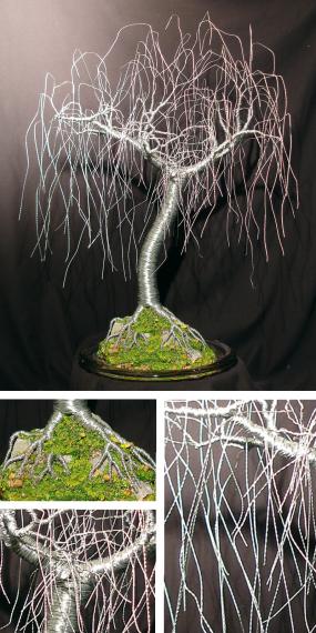 Gentle Willow - Wire Tree Sculpture - Sal Villano