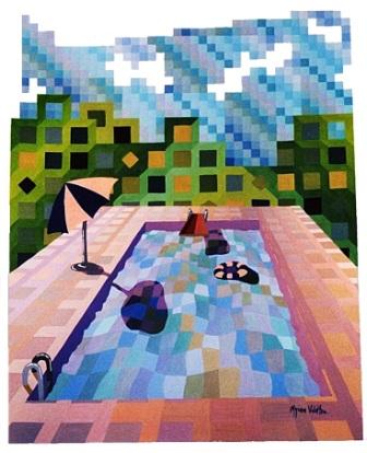 la piscine - Myriam Arnu