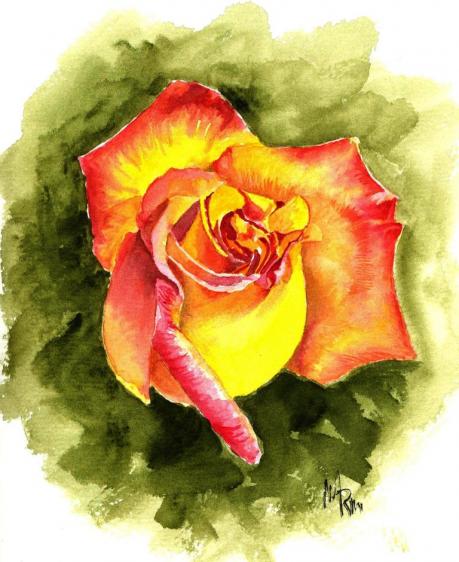 rose jaune - Myriam Arnu