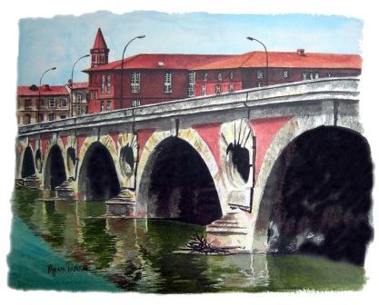 Pont neuf Toulouse - Myriam Arnu