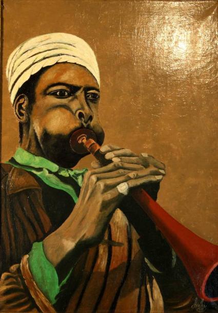 Le  joueur de la ghaita - Abdellouahab Selka
