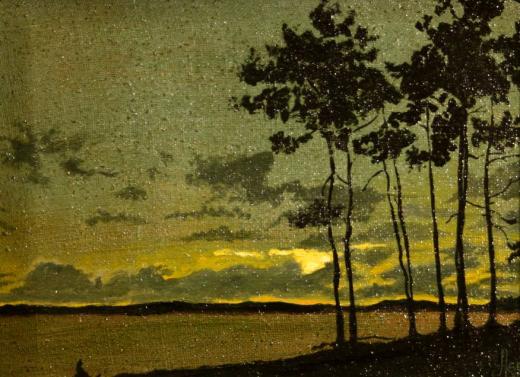 Le coucher de soleil - Abdellouahab Selka