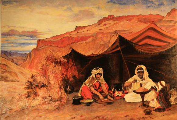 Souper sous la khaïma - Abdellouahab Selka - Cliquer pour afficher en grand