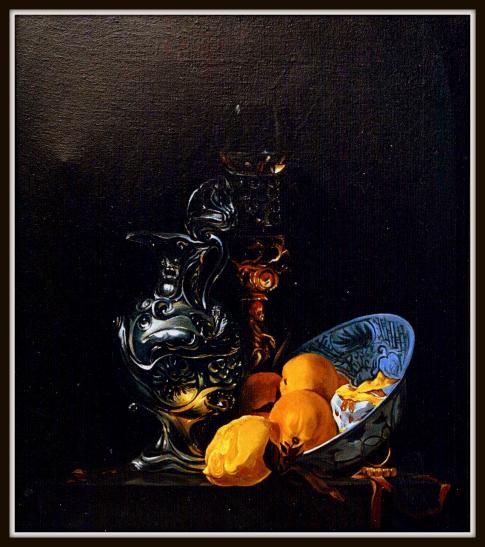 Still Life with Metal Vase - Oleg Zivotkov