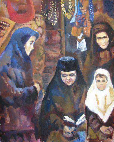 Reading the book - Elena Churnosova