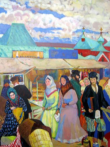 The market - Elena Churnosova