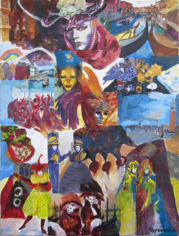 Venetian carnival - Elena Churnosova