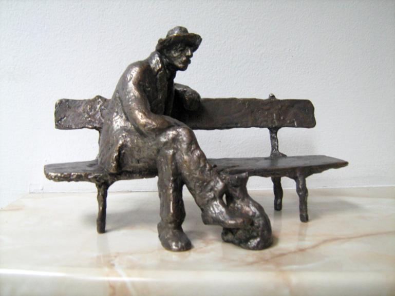 Old man with dog - Nikola Litchkov - Cliquer pour afficher en grand