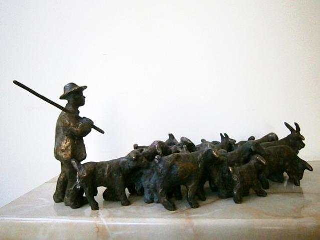 Shepherd with a goats - Nikola Litchkov - Cliquer pour afficher en grand