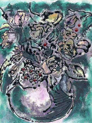 flowers in vase - Ariadna de Raadt