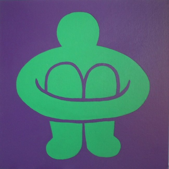 Green and Purple Comfort - Denise Dobranchin - Click to enlarge