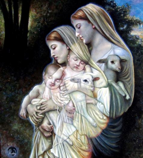Innocence d'aprés W. Bouguereau - Aldéhy
