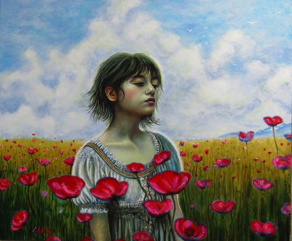Les marques rouges du ciel - Aldéhy - Cliquer pour afficher en grand