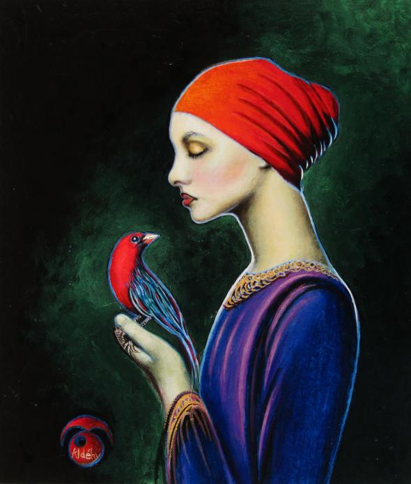 ' La femme et la flamme' - Aldéhy - Click to enlarge