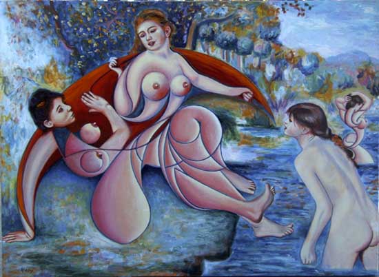 Les Grandes Baigneuses - Aldéhy